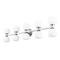 Z-Lite Artemis Vanity, 10-Light, 6.5 In.W x 45 In.L x 10.75 In.H, Chrome/Matte Opal 494-10V-CH - alternate 3